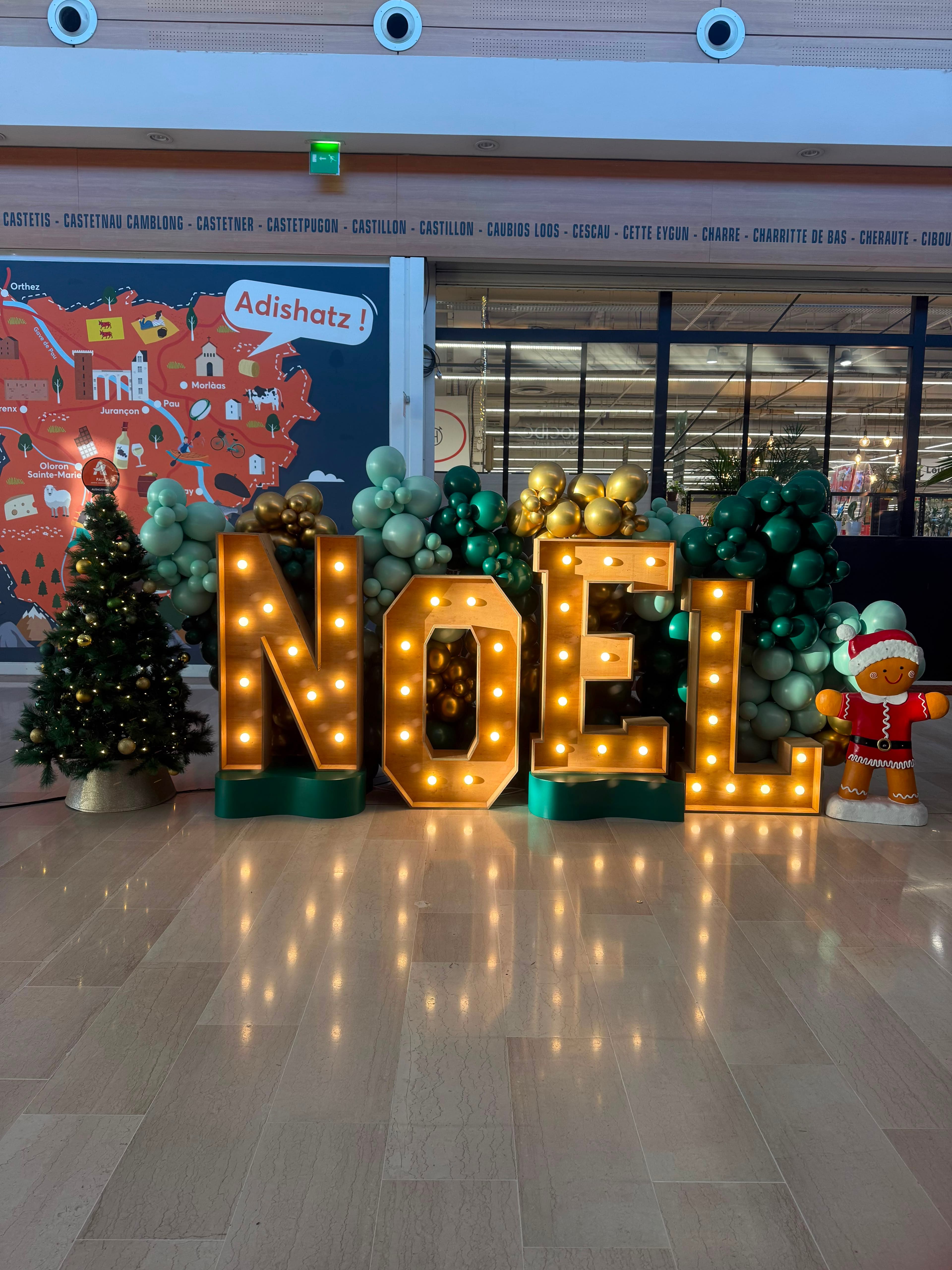 Noël Galerie commerciale Auchan