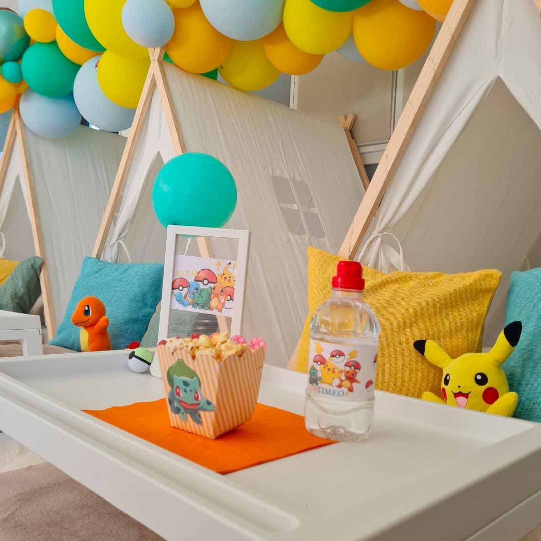Pyjamas Party Thème Pokemon pour Timéo